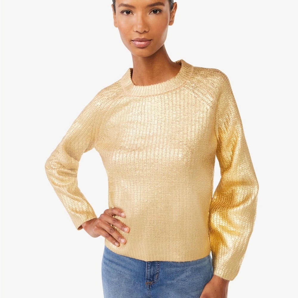 Gold Women's Sweater